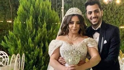 صور | إلهام عبد البديع تحتفل بزفافها إلى وليد سامي