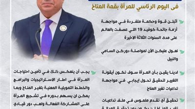 مايا مرسي توجه رسالة للرئيس السيسي في يوم المرأة بقمة المناخ