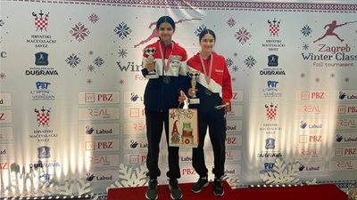 فضية وبرونزية لناشئات مصر في بطولة أوروبا لسلاح الشيش