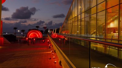 باللون البرتقالي.. مكتبة الإسكندرية تواجه العنف ضد المرأة