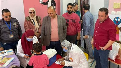 استهداف 23684 طفلا في حملة التطعيم ضد شلل الأطفال بجنوب سيناء| صور