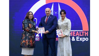 مريم الجلاهمة تشهد حفل ختام مؤتمر المنامة الصحي بمشاركة سفير مصر بالبحرين