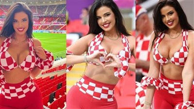 احتفال ملكة جمال كرواتيا بالميدالية البرونزية يشعل السوشيال ميديا 