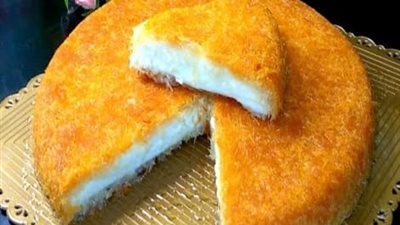 طريقة سهلة لعمل كنافة بورمة بالقشدة