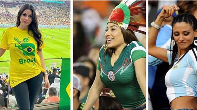 مرتديات قمصان ميسي ونيمار.. الجمال اللاتيني يفرض كلمته بمونديال قطر