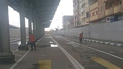 استعدادات مكثفة في شوارع الإسكندرية لمتابعة حالة الطقس وإزالة أي معوقات