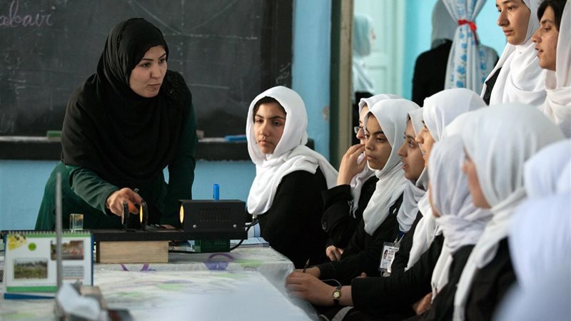طالبات في أفغانستان