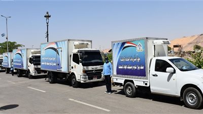 توفير 10 سيارات لتلبية الاحتياجات الغذائية لأهالي جنوب سيناء