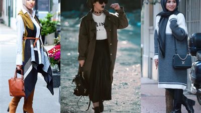 طرق تنسيق ارتداء البالطو للمحجبات أثناء الطقس البارد (صور) 