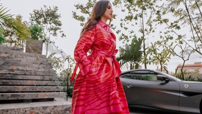 «نشرة هير فاشون»  راندا البحيري بالكاجوال ودرة بالجلد ولاميتا فرنجية بالقصير