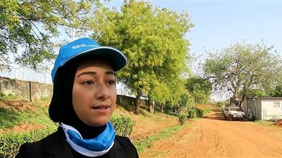 «مي عبد الوهاب» مهندسة مصرية لمع اسمها في العمل التطوعي مع الأمم المتحدة