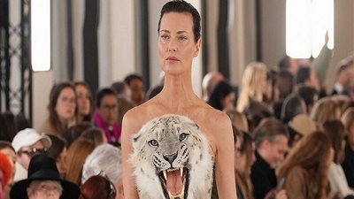 أسود مرعبة تسيطر على أسبوع الموضة بباريس