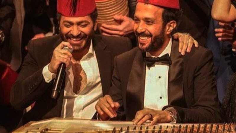 تامر حسني وأحمد عصام