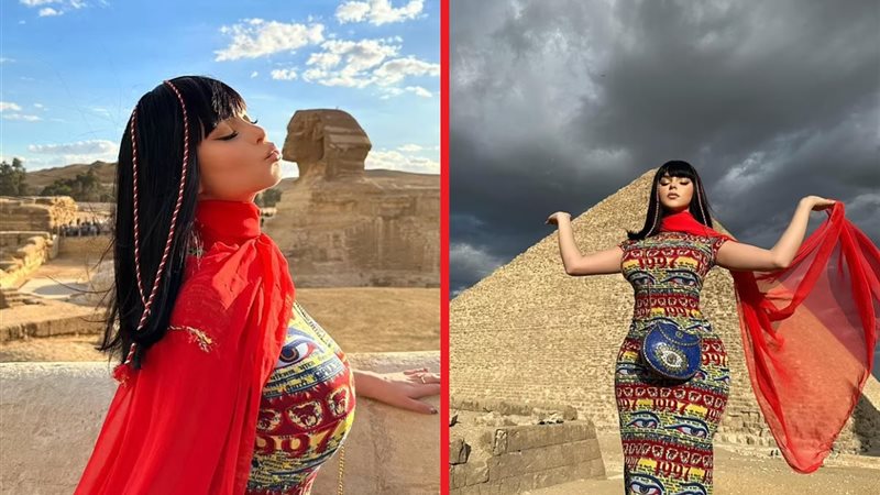 ديمي روز في الأهرامات