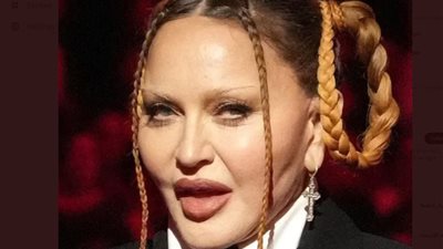 مادونا غاضبة من تعليقات الجمهور على ملامحها في حفل «غرامي»