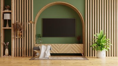 ديكورات جذابة وغير مكلفة لحامل التلفزيون