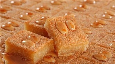 حلويات رمضان2023| طريقة عمل البسبوسة بالمانجو (فيديوجراف)