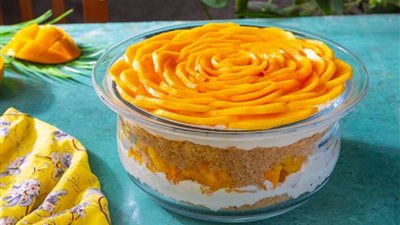 حلويات رمضان 2023| طريقة عمل الكنافة بالمانجو على سفرة أول فطار «فيديوجراف»