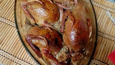 على سفرة رمضان 2023| طريقة عمل الحمام المحشي في الفرن