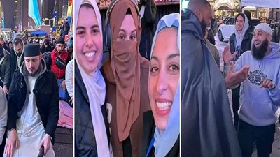 «الأولى في التاريخ» صلاة التراويح في تايمز سكوير أشهر ميادين نيويورك 