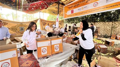 انطلاق قافلة الخير من بنك القاهرة لتقديم مساعدات إلى 84 ألف مستفيد