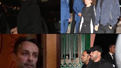 عزاء مصطفى درويش بحضور نجوم ونجمات الوسط الفني (صور)