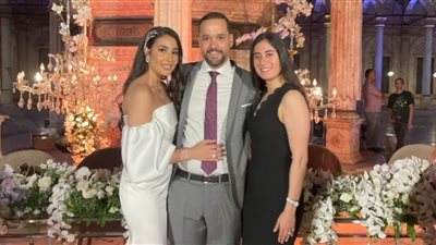 لاعبة الإسكواش مريم متولي تحتفل بعقد قرانها وحضور لافت لنور الشربيني (صور)