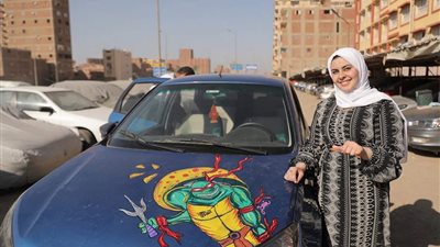 دنيا عاشور: «خدش بسيارة كان البداية وأرسم على الجدران والثلاجات»| حوار خاص