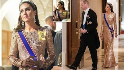 إطلالة كيت ميدلتون الثانية كلفتها 5000 جنيه إسترليني بحفل زفاف الأمير الحسين (صور)