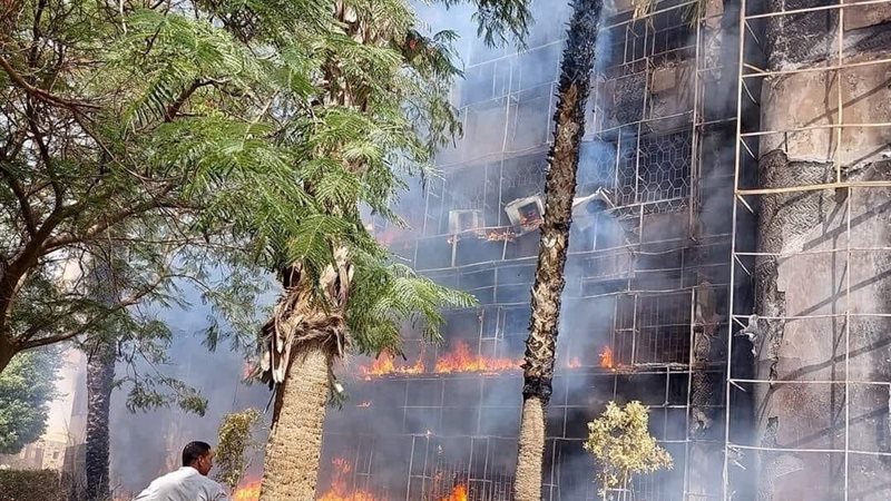 حريق جهاز 15 مايو