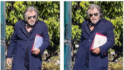 أول ظهور للنجم آل باتشينو بعد ولادة طفله «رومان» من صديقته نور الفلاح 