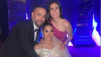 جميلات الإسكواش يشعلن حفل زفاف مريم متولي (صور)