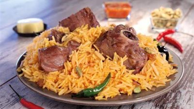 طريقة عمل الكبسة باللحم بطعم شهي