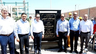 افتتاح مشروع ربط غازات حقل ريفين على مجمع غازات الصحراء الغربية  بالأسكندرية 