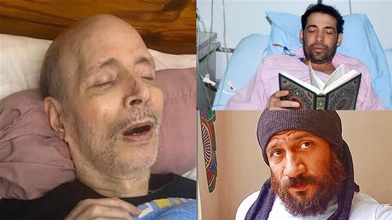 فنان أصيبوا بأمراض
