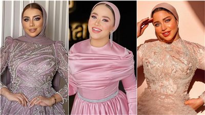 استوحي فستان مناسباتك من «البلوجرز» في عقد قران منة السني (صور)