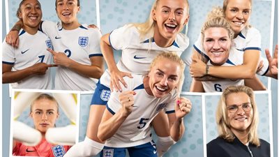 لبؤات إنجلترا يتجهزن بعد انطلاق نهائيات كأس العالم للسيدات «داون أندر»