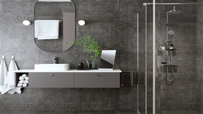 3 أفكار رائعة لتصميم ديكور حمام الضيوف المودرن 