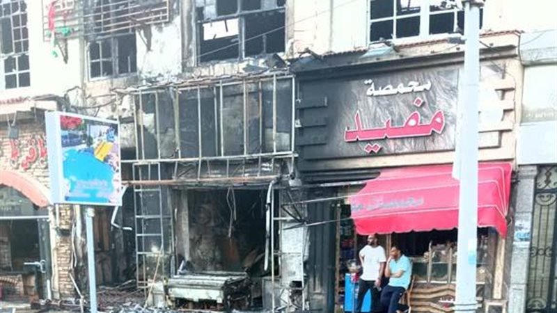 حريق محطة الرمل