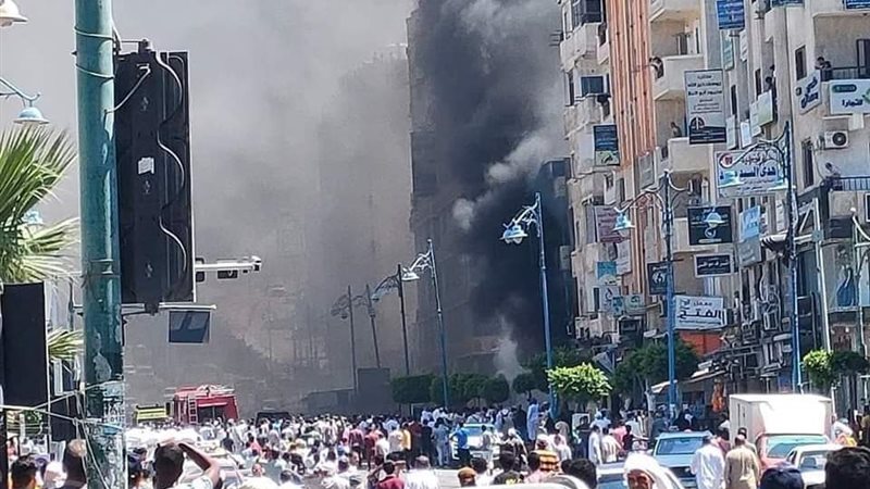 حريق مول دبي في مطروح