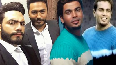 «فولة واتقسمت نصين» أشباه مشاهير الفن أخرهم تامر عاشور 