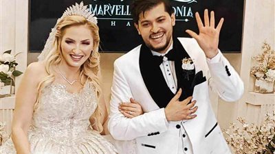 المخرج أحمد عياد الرشيدي يحتفل بزواجه على ملكة جمال تونس (صور)