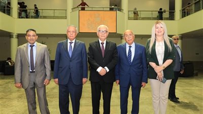 رضا حجازي يبحث أوجه التعاون مع الجامعة العربية المفتوحة بمصر 