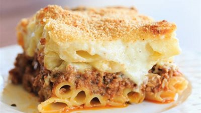 طريقة عمل المكرونة بالبشاميل مثل المطاعم