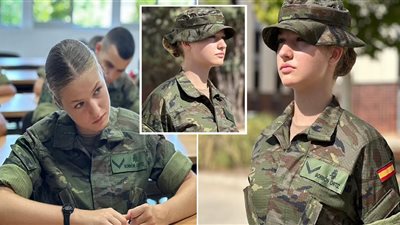 بالزي العسكري| وريثة العرش الإسباني تبدأ فترة خدمتها بالجيش لمدة 3 سنوات