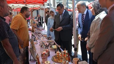 افتتاح معرض «أيادي مصر» للحرف اليدوية والتراثية بكورنيش بنها 