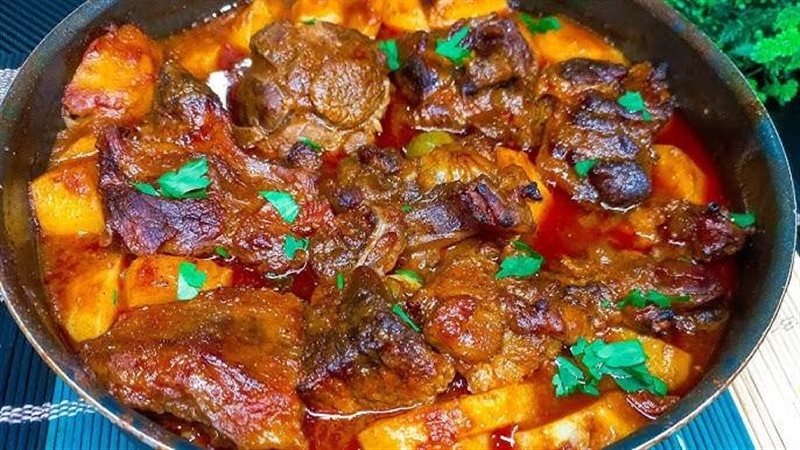 بطاطس باللحمة