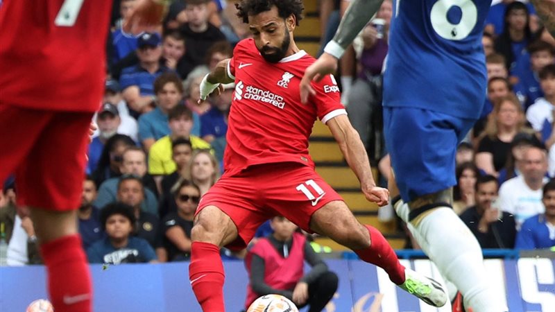 محمد صلاح في مباراة