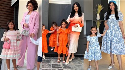 أجمل 5 إطلالات صيفية للأم وبناتها على طريقة الدكتورة خلود (صور)