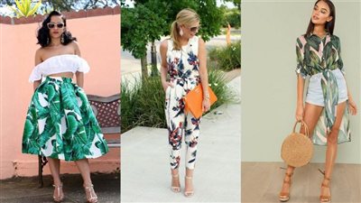  الملابس المشجرة تتصدر موضة خريف 2023 «الورد يكسب» (صور)